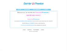 Tablet Screenshot of courrier-premium.com